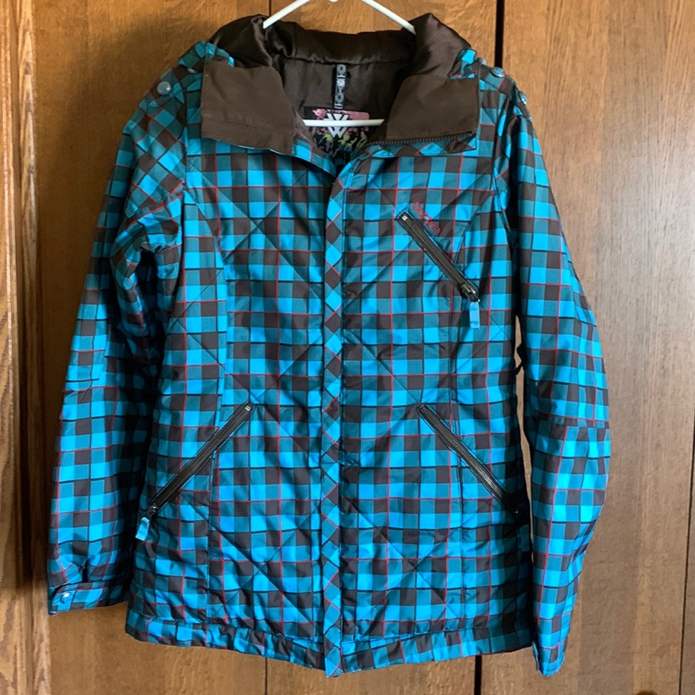 Burton- dry ride The white collection Snowboarding jacket size 5.
